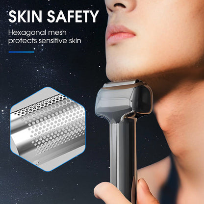 🪒Men's Rechargeable Foil Electric Shaver ⚡🧔– Efficient Close Shaving, Cordless Portable Wet & Dry Beard Razor for Daily Grooming