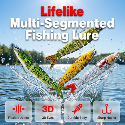 🎣🐟 Realistic Multi-Jointed Swimbait