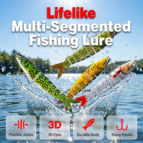 🎣🐟 Realistic Multi-Jointed Swimbait
