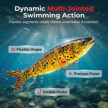 🎣🐟 Realistic Multi-Jointed Swimbait