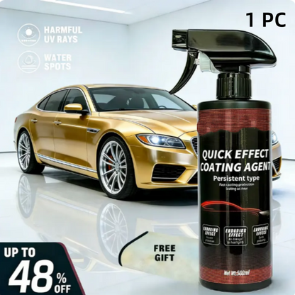 🔥3-in-1 Quick Effect Car Coating Spray ✨ High Protection Quick Coat & Ceramic Shield for Car Paint 🚗💎