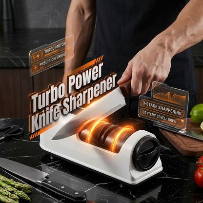 🔪50% OFF TODAY⚡ 3-Stage Electric & Manual Knife Sharpener
