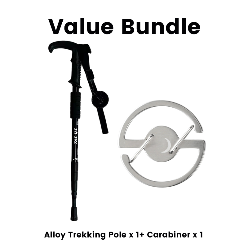 ⛰️ Adjustable Aluminum Alloy Trekking Pole – Durable, Shock-Absorbing, Lightweight 🌲