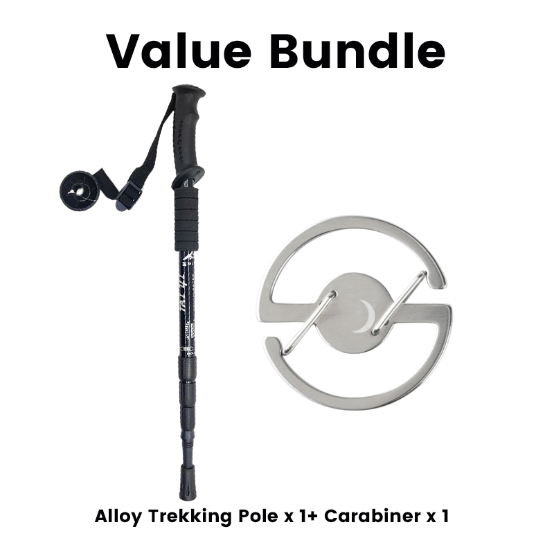 ⛰️ Adjustable Aluminum Alloy Trekking Pole – Durable, Shock-Absorbing, Lightweight 🌲