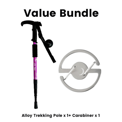 ⛰️ Adjustable Aluminum Alloy Trekking Pole – Durable, Shock-Absorbing, Lightweight 🌲