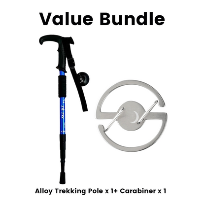 ⛰️ Adjustable Aluminum Alloy Trekking Pole – Durable, Shock-Absorbing, Lightweight 🌲