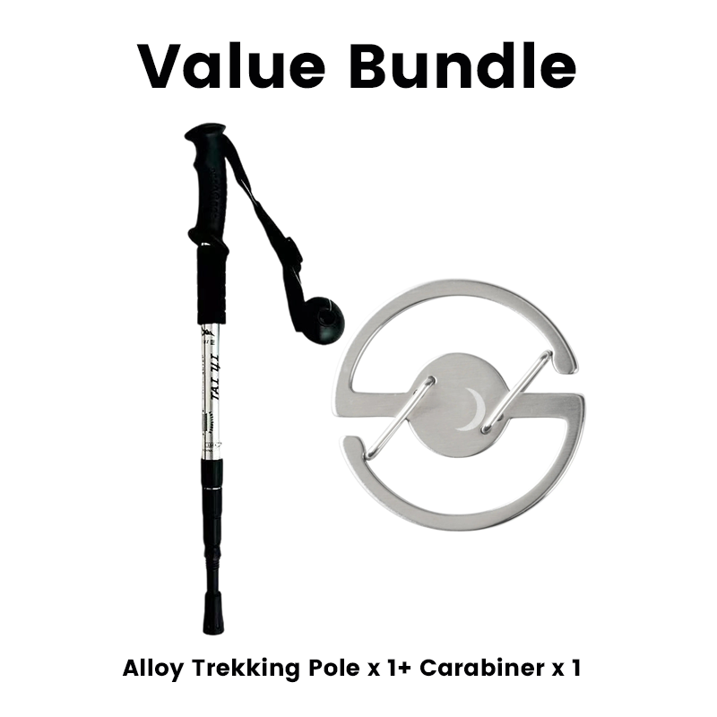 ⛰️ Adjustable Aluminum Alloy Trekking Pole – Durable, Shock-Absorbing, Lightweight 🌲