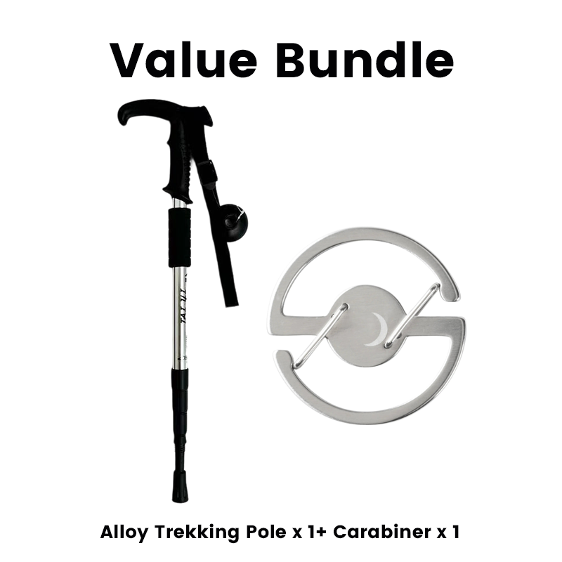 ⛰️ Adjustable Aluminum Alloy Trekking Pole – Durable, Shock-Absorbing, Lightweight 🌲