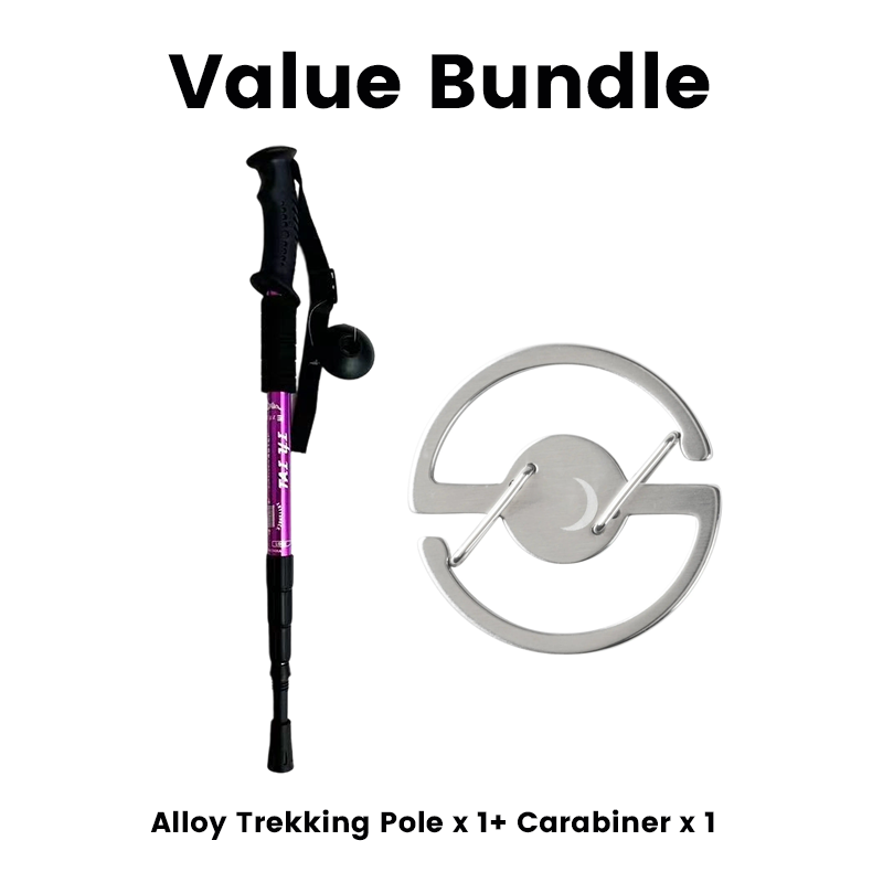 ⛰️ Adjustable Aluminum Alloy Trekking Pole – Durable, Shock-Absorbing, Lightweight 🌲