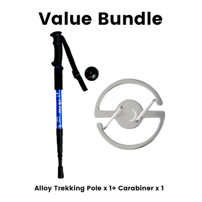 ⛰️ Adjustable Aluminum Alloy Trekking Pole – Durable, Shock-Absorbing, Lightweight 🌲