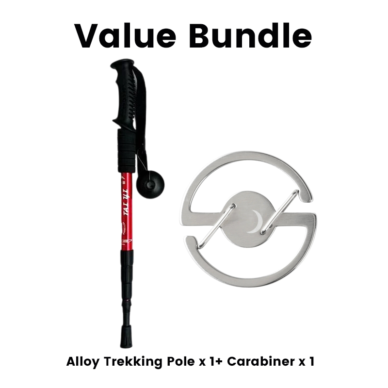 ⛰️ Adjustable Aluminum Alloy Trekking Pole – Durable, Shock-Absorbing, Lightweight 🌲