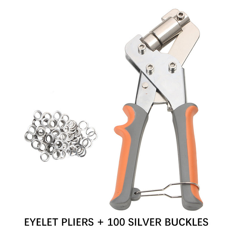 🛠️Eyelet Pliers Set – Durable, Complete, For Tarps & DIY 🔩