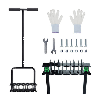 🌱💪 Manual Core Lawn Aerator – Deep Soil Plug Removal for Healthier, Better-Aerated Grass