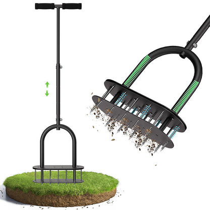 🌱💪 Manual Core Lawn Aerator – Deep Soil Plug Removal for Healthier, Better-Aerated Grass