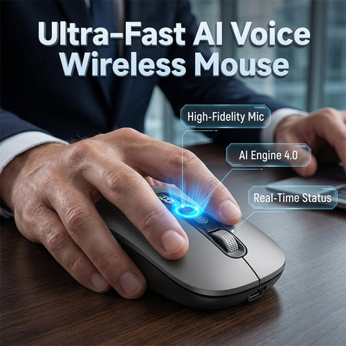 🎁2026 New Arrivals 50% OFF💥AI Smart Voice Wireless Mouse Real-Time Translation, Silent Click  Boosts Productivity For Work & Study! ⚡🖱️💬
