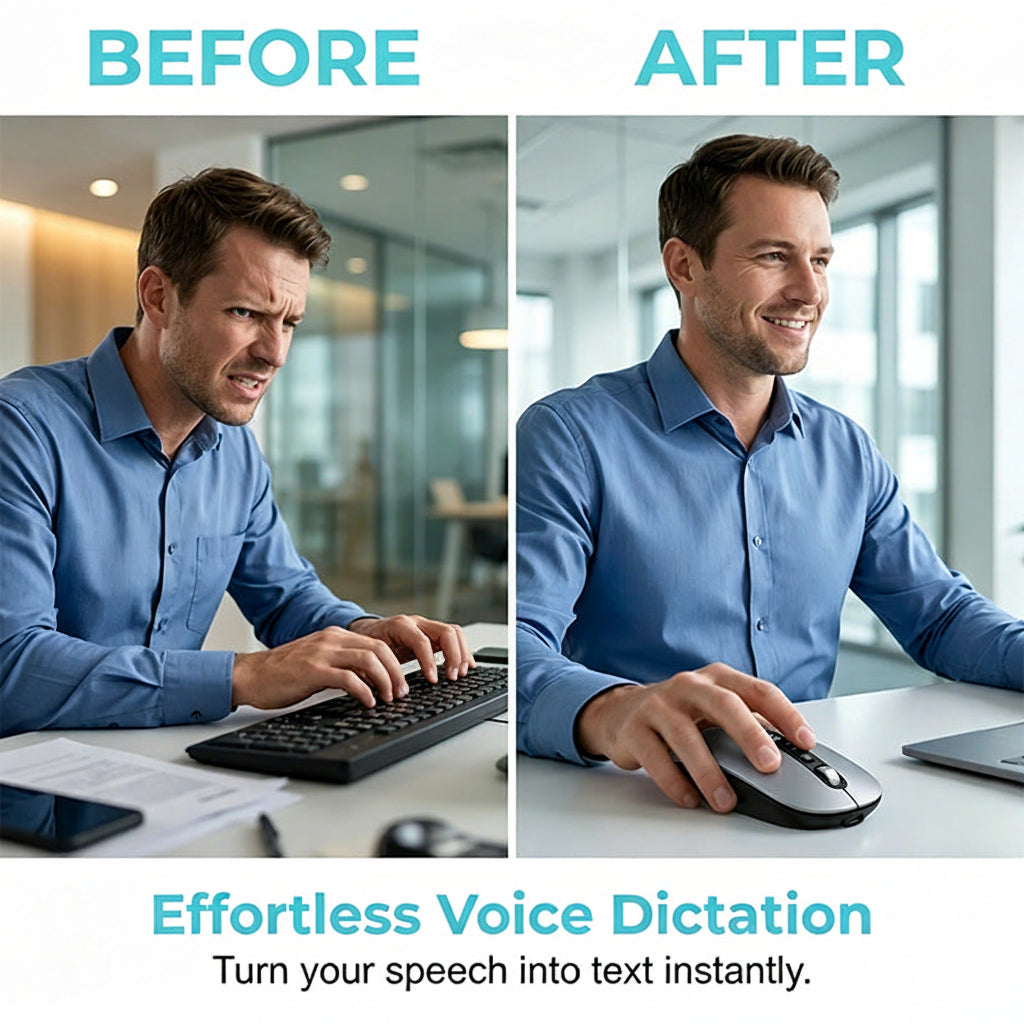 🎁2026 New Arrivals 50% OFF💥AI Smart Voice Wireless Mouse Real-Time Translation, Silent Click  Boosts Productivity For Work & Study! ⚡🖱️💬