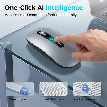 🎁2026 New Arrivals 50% OFF💥AI Smart Voice Wireless Mouse Real-Time Translation, Silent Click  Boosts Productivity For Work & Study! ⚡🖱️💬