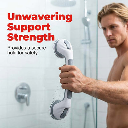 🚿✨ No-Drill Suction Support Handle – Quick-Install Bathroom Handhold for Shower & Tub