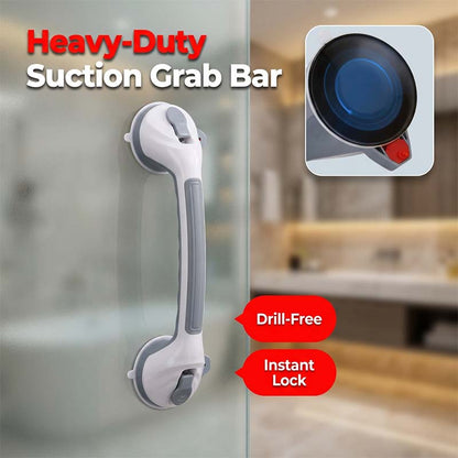 🚿✨ No-Drill Suction Support Handle – Quick-Install Bathroom Handhold for Shower & Tub