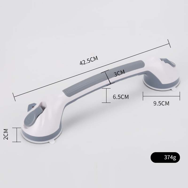 🚿✨ No-Drill Suction Support Handle – Quick-Install Bathroom Handhold for Shower & Tub