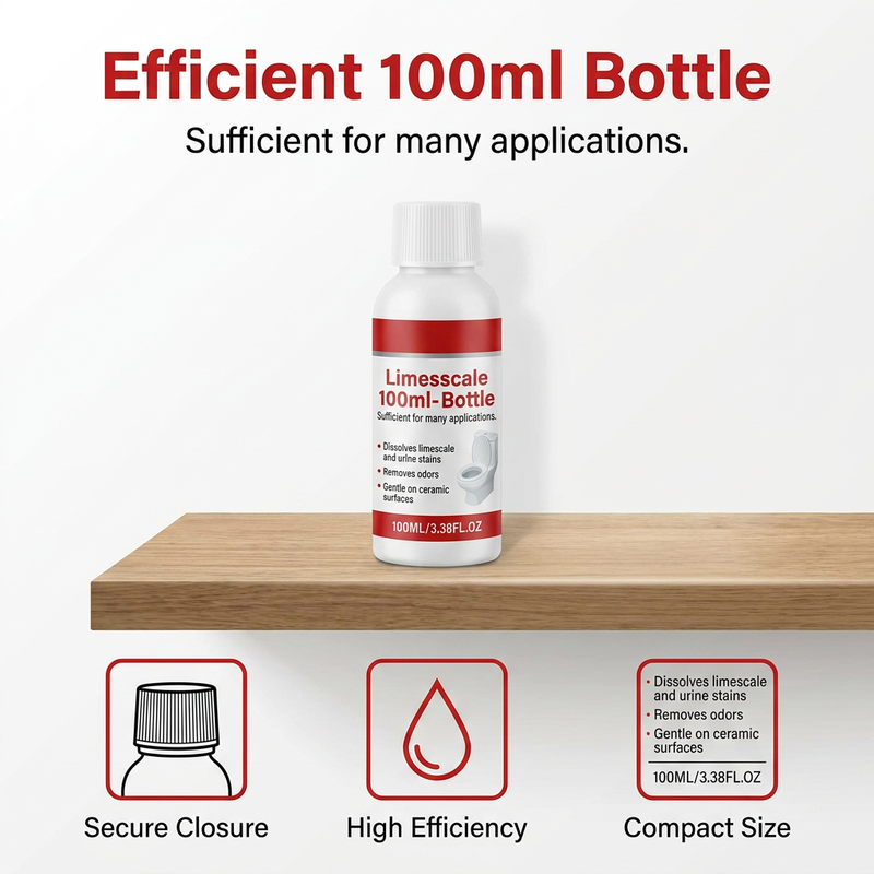 🔥Buy 2 Get 1 Free💎 Heavy-Duty Toilet Cleaner 🧪 Melts Away Years of Urine Scale & Limescale ✨ No More Scrubbing