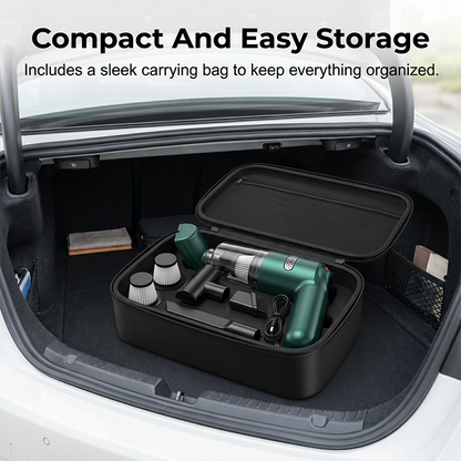 ⏰50% OFF – LAST CHANCE⏰ Cordless Car Vacuum – 10000Pa Suction, 4000mAh – 30-Min Runtime, Washable HEPA – Includes Nozzles & Cleaning Cloth! 🔥