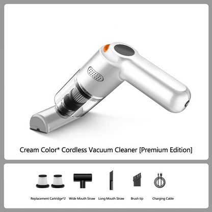 ⏰50% OFF – LAST CHANCE⏰ Cordless Car Vacuum – 10000Pa Suction, 4000mAh – 30-Min Runtime, Washable HEPA – Includes Nozzles & Cleaning Cloth! 🔥