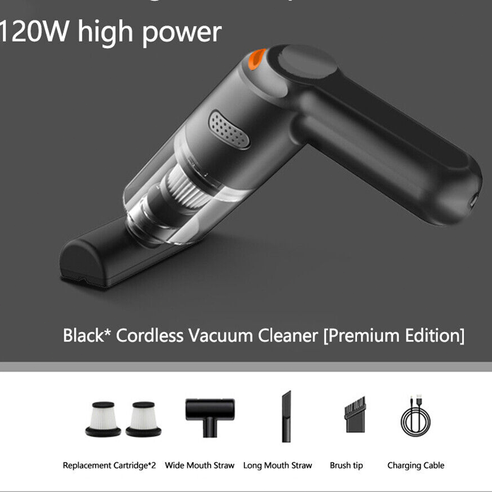 ⏰50% OFF – LAST CHANCE⏰ Cordless Car Vacuum – 10000Pa Suction, 4000mAh – 30-Min Runtime, Washable HEPA – Includes Nozzles & Cleaning Cloth! 🔥
