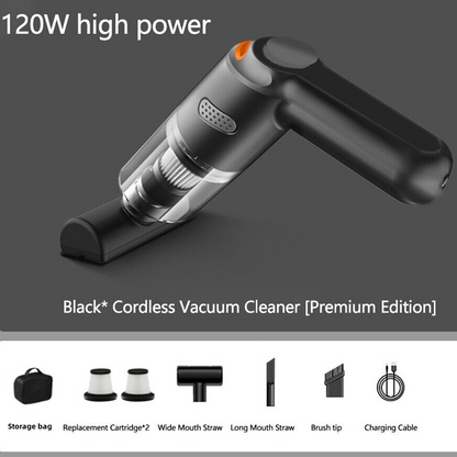 ⏰50% OFF – LAST CHANCE⏰ Cordless Car Vacuum – 10000Pa Suction, 4000mAh – 30-Min Runtime, Washable HEPA – Includes Nozzles & Cleaning Cloth! 🔥