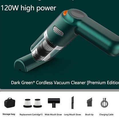 ⏰50% OFF – LAST CHANCE⏰ Cordless Car Vacuum – 10000Pa Suction, 4000mAh – 30-Min Runtime, Washable HEPA – Includes Nozzles & Cleaning Cloth! 🔥