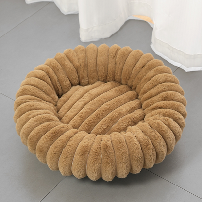 ☁️🐾 Cloud-Soft Round Comfort Bed for Cats & Dogs