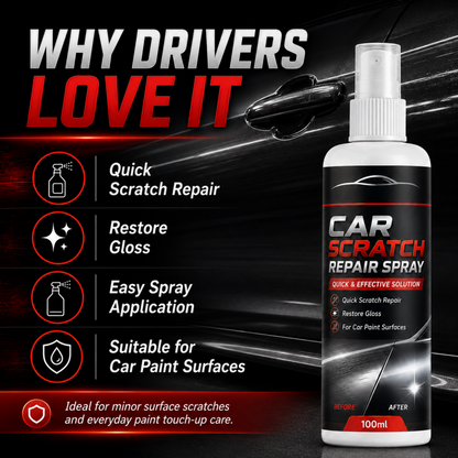 🥳2026 HOT SALE🥳💞50K+ SOLD!🚗Universal Car Scratch Repair Spray – Erases light scratches, swirl marks & scuffs fast. No body shop needed – restore your car’s gloss in minutes! 🛡️💨