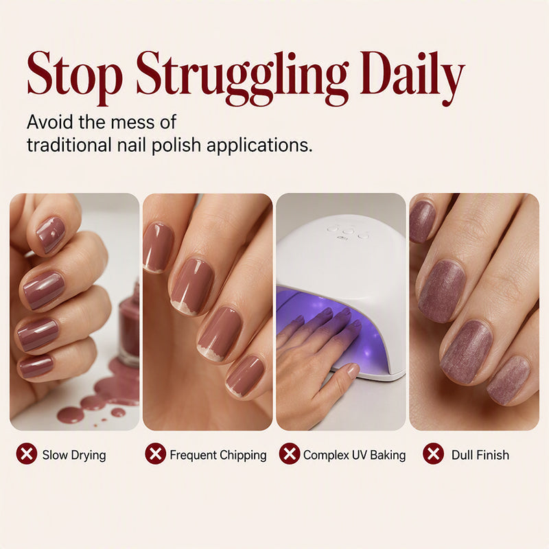 📢Buy 1 Get 1 Free💅Quick Dry Metallic Nail Polish