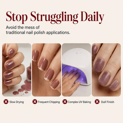 📢Buy 1 Get 1 Free💅Quick Dry Metallic Nail Polish