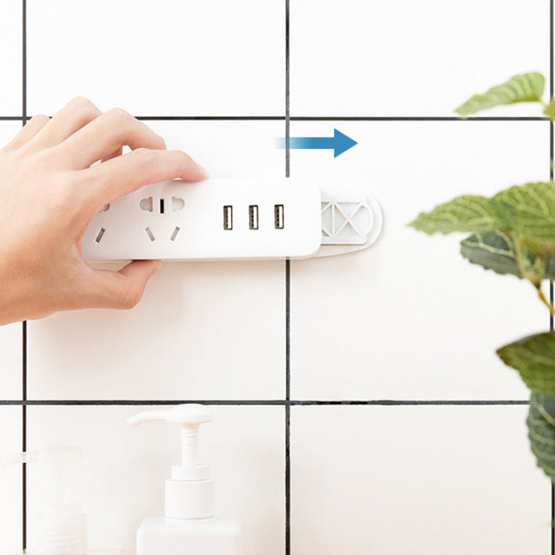 ❄️Summerfresh 50% OFF!🔌No-Drill Power Strip & Extension Lead Holder – Self-Adhesive Slide-Off Wall & Desk Mount