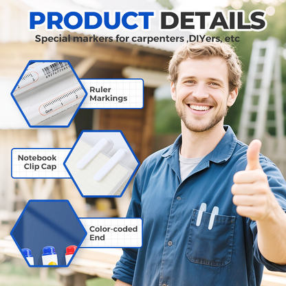 🛠️ Precision Tip Quick-Dry Oil-Based Marker Pen