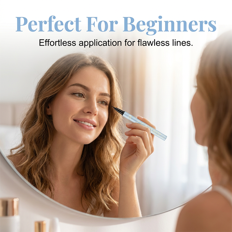 👁️✨ Ultra-Fine Waterproof Eyeliner – 0.01mm Precision Tip for Sharp, Smudge-Resistant Looks