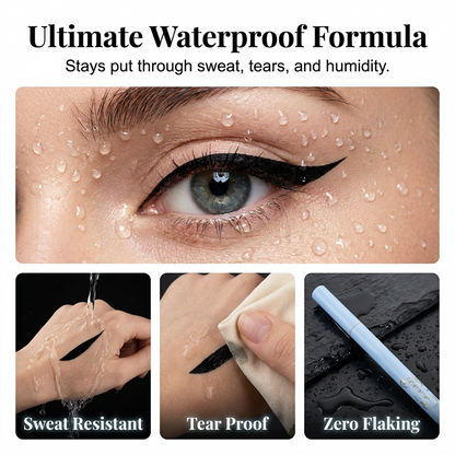 👁️✨ Ultra-Fine Waterproof Eyeliner – 0.01mm Precision Tip for Sharp, Smudge-Resistant Looks