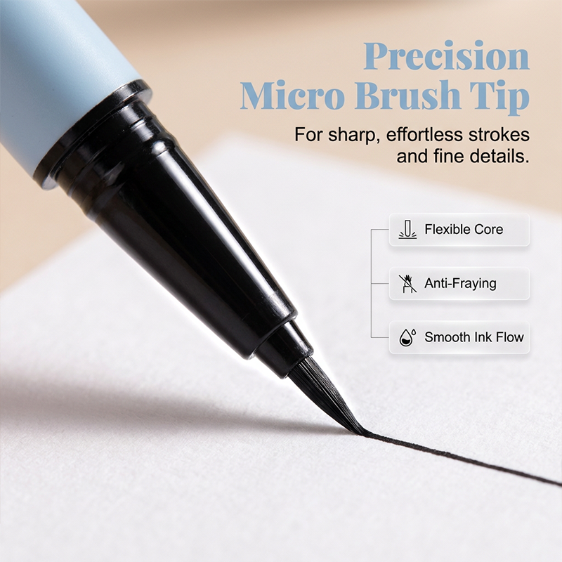 👁️✨ Ultra-Fine Waterproof Eyeliner – 0.01mm Precision Tip for Sharp, Smudge-Resistant Looks