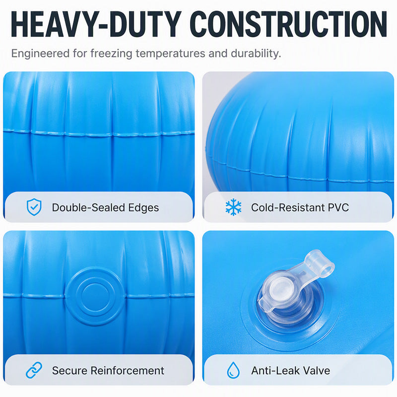 ❄️🏊 Winter Pool Cover Support Pillow – Inflatable Ice & Snow Pressure Protector