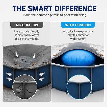 ❄️🏊 Winter Pool Cover Support Pillow – Inflatable Ice & Snow Pressure Protector