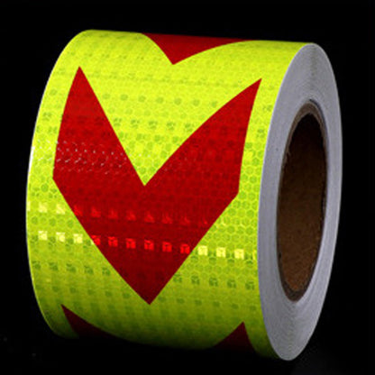 🔦➡️ Night-Glow Arrow Safety Tape – Waterproof Prismatic Reflective Strip for Vehicles & Equipment