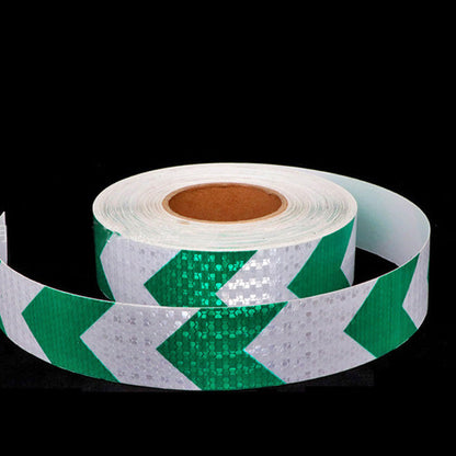 🔦➡️ Night-Glow Arrow Safety Tape – Waterproof Prismatic Reflective Strip for Vehicles & Equipment