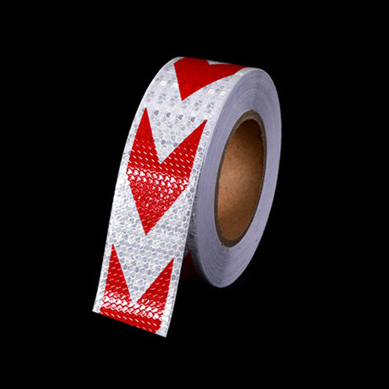 🔦➡️ Night-Glow Arrow Safety Tape – Waterproof Prismatic Reflective Strip for Vehicles & Equipment