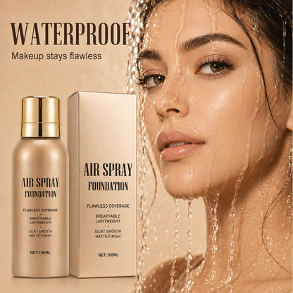💨✨ Airbrush-Effect Spray Foundation – Waterproof, Lightweight & Buildable Flawless Coverage