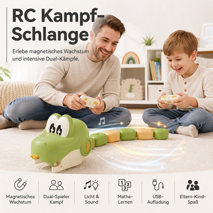 🐍 Ferngesteuerte Spielzeugschlange mit Magnetsegmenten