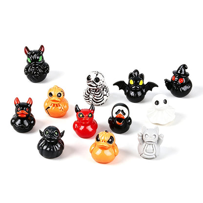 🎃 Spooky Devil Duck Decor | Halloween Mini