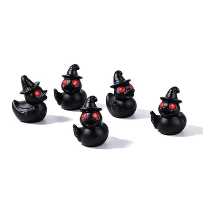 🎃 Spooky Devil Duck Decor | Halloween Mini