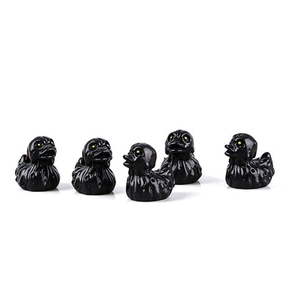 🎃 Spooky Devil Duck Decor | Halloween Mini