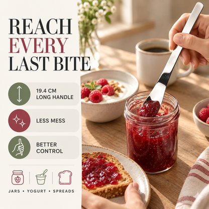 🍰Buy 1 Get 1 Free🍰2 pcs No-Bend Deep-Bowl Spoon | Scoop Ice Cream & Desserts Instantly